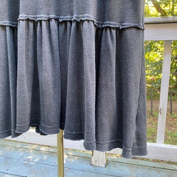 American Eagle Grey Drop Waist Knee Length Dress - Picture 5 of 7